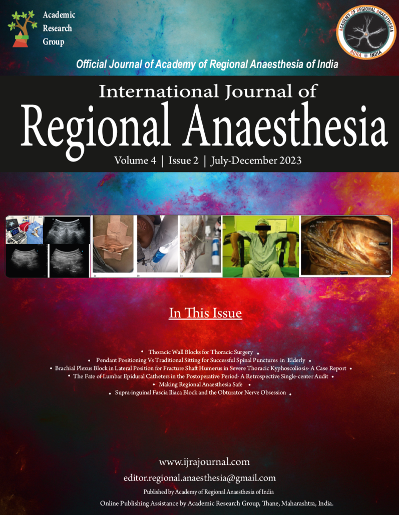 International Journal of Regional Anaesthesia | Volume 4 | Issue 2 ...